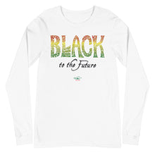 Load image into Gallery viewer, Black to the Future - Color Blend Unisex Long Sleeve Tee