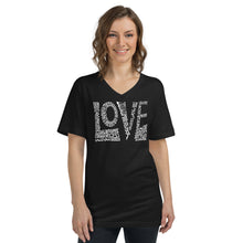 Load image into Gallery viewer, LOVE - Unisex Short Sleeve V-Neck T-Shirt