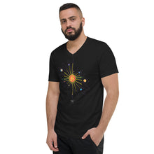 Load image into Gallery viewer, Clockwork Earth - Unisex Short Sleeve V-Neck T-Shirt
