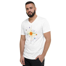Load image into Gallery viewer, Clockwork Earth - Unisex Short Sleeve V-Neck T-Shirt