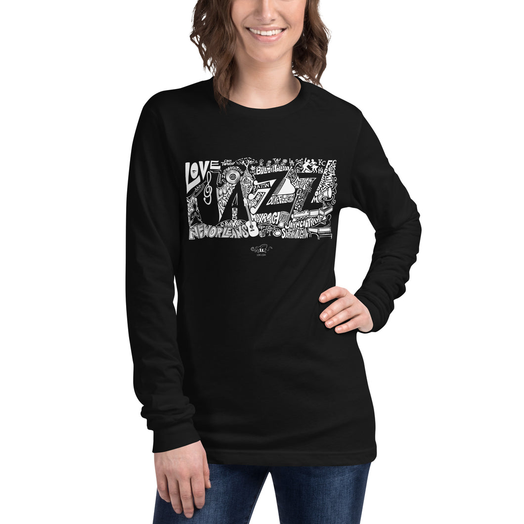 I Love JAZZ - Unisex Long Sleeve Tee